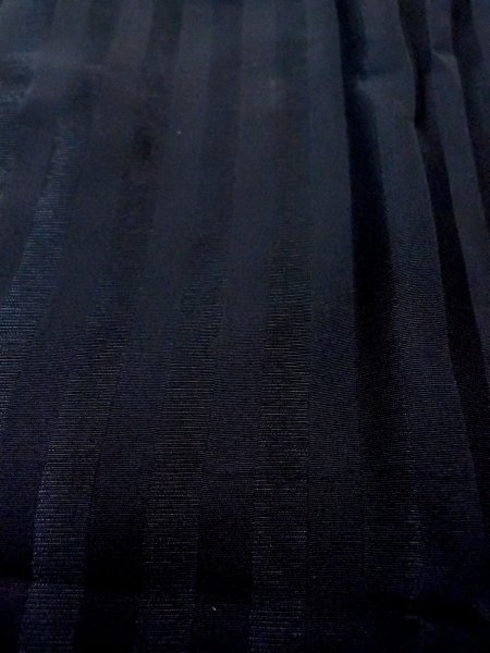 画像8: N0529Y  女性用 道行  シルク（正絹）   黒, 縞 【中古】 【USED】 【リサイクル】 ★★★☆☆ (8)