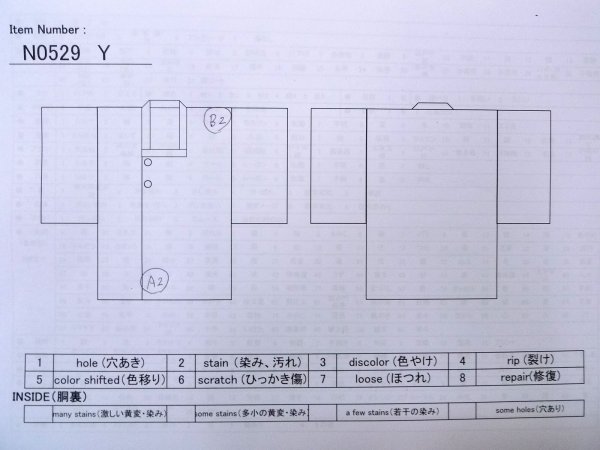 画像11: N0529Y  女性用 道行  シルク（正絹）   黒, 縞 【中古】 【USED】 【リサイクル】 ★★★☆☆ (11)