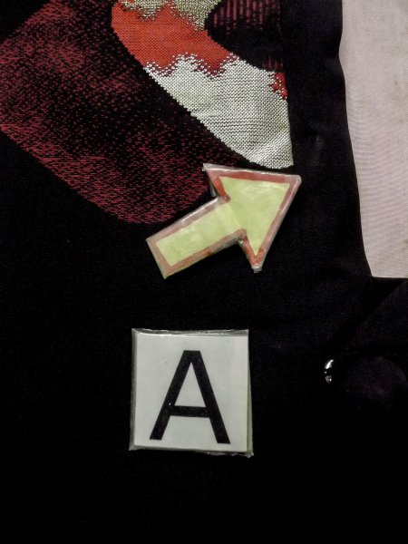 画像14: N0530D  女性用 道行  シルク（正絹）   黒, かのこ 【中古】 【USED】 【リサイクル】 ★★☆☆☆ (14)