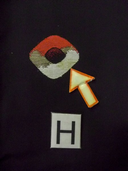 画像21: N0530D  女性用 道行  シルク（正絹）   黒, かのこ 【中古】 【USED】 【リサイクル】 ★★☆☆☆ (21)