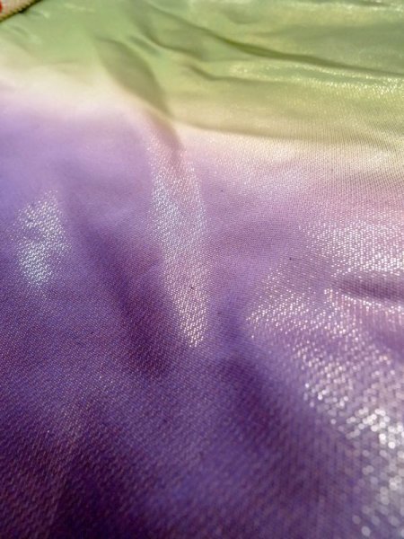 画像16: N0605B  女性用 打掛  シルク(正絹)  光沢のある マルチカラー, ぼかし 【中古】 【USED】 【リサイクル】 ★★★☆☆ (16)