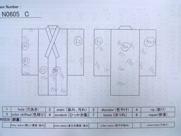 画像35: N0605C  女性用 打掛  シルク(正絹)   赤色, 花 【中古】 【USED】 【リサイクル】 ★★☆☆☆ (35)