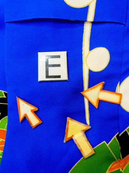 画像36: N0605D  女性用 打掛  シルク(正絹)   青, ぼたん 【中古】 【USED】 【リサイクル】 ★★★☆☆ (36)