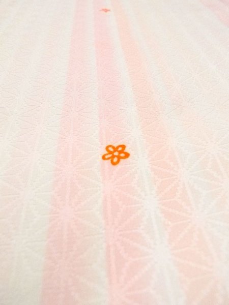 画像8: N0611D  女性用 襦袢 そでなし 化繊   白, 花 【中古】 【USED】 【リサイクル】 ★★★☆☆ (8)