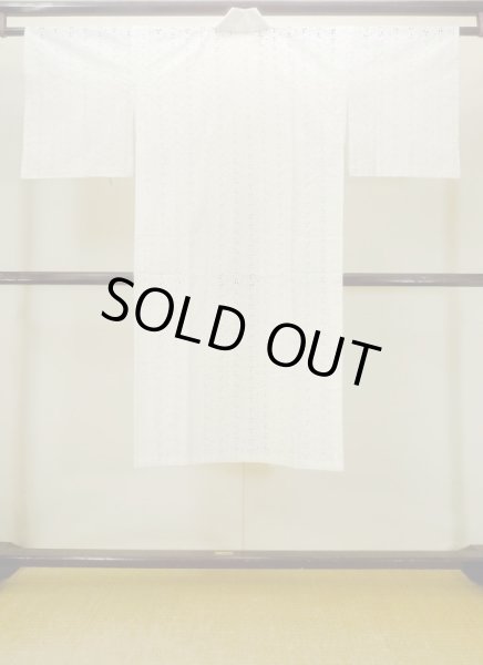 画像2: N0611G  女性用 襦袢 レース襦袢 綿   白, 花 【中古】 【USED】 【リサイクル】 ★★☆☆☆ (2)