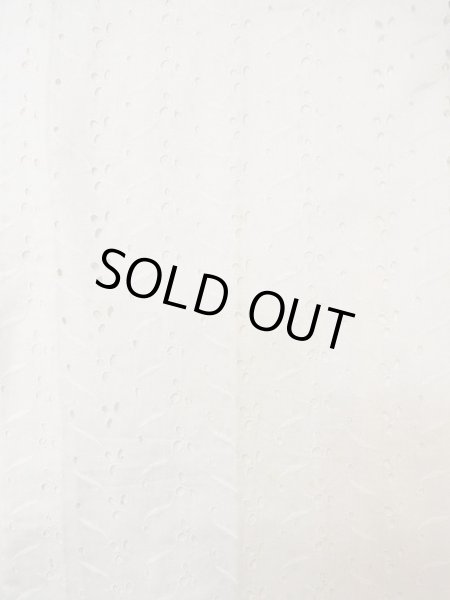 画像3: N0611G  女性用 襦袢 レース襦袢 綿   白, 花 【中古】 【USED】 【リサイクル】 ★★☆☆☆ (3)