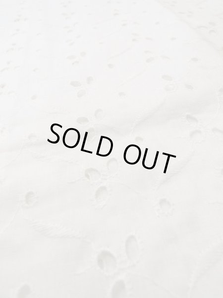 画像10: N0611G  女性用 襦袢 レース襦袢 綿   白, 花 【中古】 【USED】 【リサイクル】 ★★☆☆☆ (10)