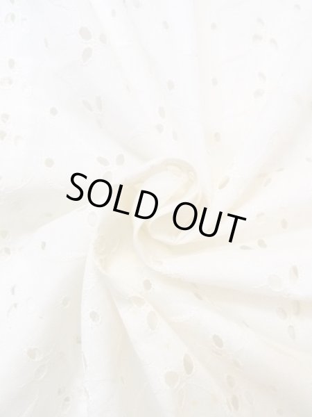 画像11: N0611G  女性用 襦袢 レース襦袢 綿   白, 花 【中古】 【USED】 【リサイクル】 ★★☆☆☆ (11)