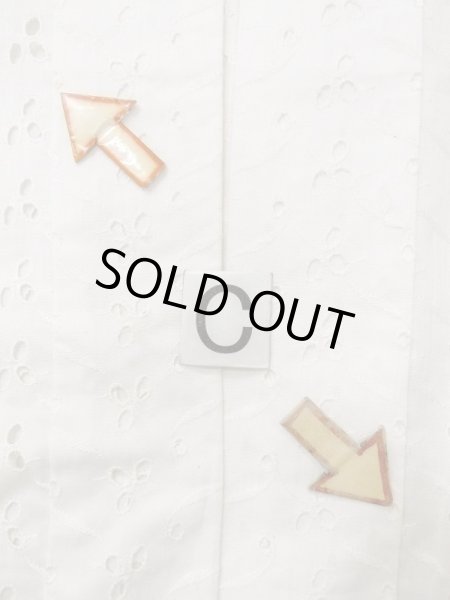 画像16: N0611G  女性用 襦袢 レース襦袢 綿   白, 花 【中古】 【USED】 【リサイクル】 ★★☆☆☆ (16)