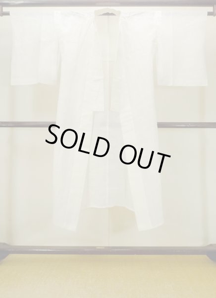 画像1: N0611H Mint  女性用 襦袢  麻   白, 草 【中古】 【USED】 【リサイクル】 ★★★★☆ (1)