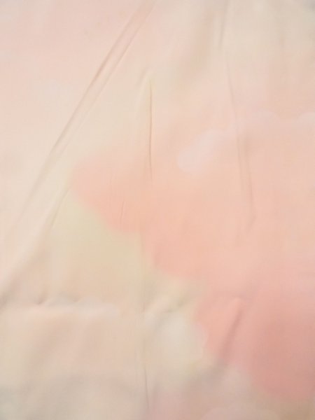 画像3: N0611J  女性用 襦袢  シルク(正絹)  薄い 桃色, ぼかし 【中古】 【USED】 【リサイクル】 ★★☆☆☆ (3)