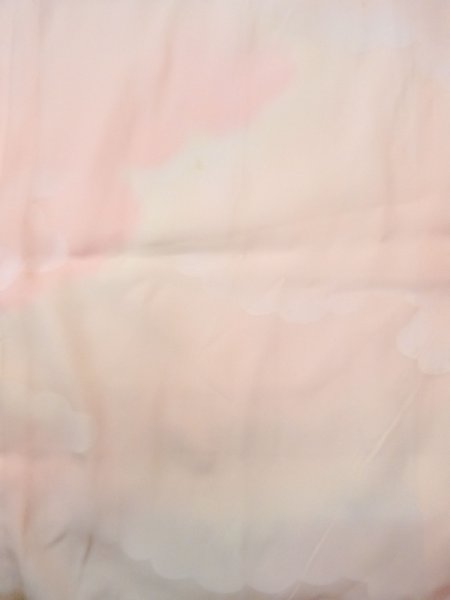 画像4: N0611J  女性用 襦袢  シルク(正絹)  薄い 桃色, ぼかし 【中古】 【USED】 【リサイクル】 ★★☆☆☆ (4)