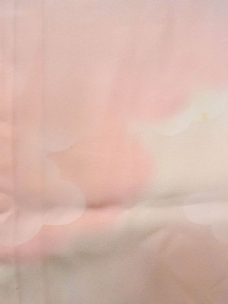 画像7: N0611J  女性用 襦袢  シルク(正絹)  薄い 桃色, ぼかし 【中古】 【USED】 【リサイクル】 ★★☆☆☆ (7)