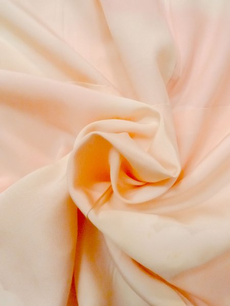 画像11: N0611J  女性用 襦袢  シルク(正絹)  薄い 桃色, ぼかし 【中古】 【USED】 【リサイクル】 ★★☆☆☆ (11)