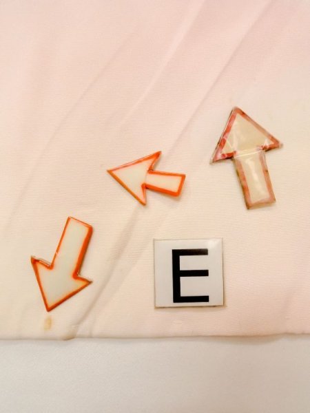 画像18: N0611J  女性用 襦袢  シルク(正絹)  薄い 桃色, ぼかし 【中古】 【USED】 【リサイクル】 ★★☆☆☆ (18)