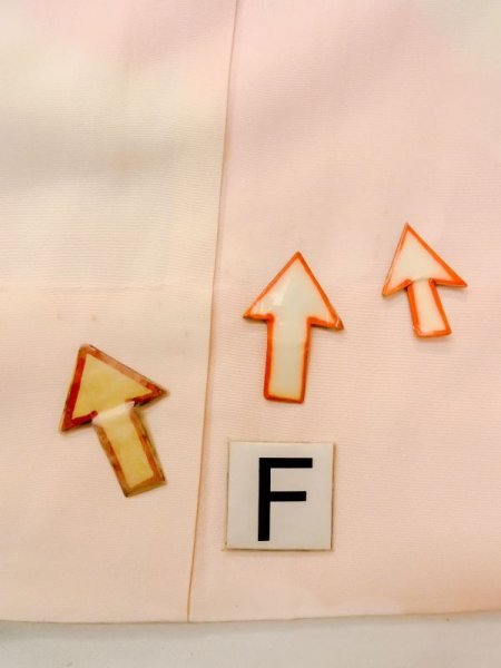 画像19: N0611J  女性用 襦袢  シルク(正絹)  薄い 桃色, ぼかし 【中古】 【USED】 【リサイクル】 ★★☆☆☆ (19)