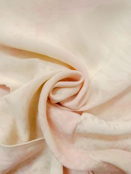 画像12: N0611L  女性用 襦袢  シルク(正絹)  薄い 桃色, もみじ 【中古】 【USED】 【リサイクル】 ★★☆☆☆ (12)