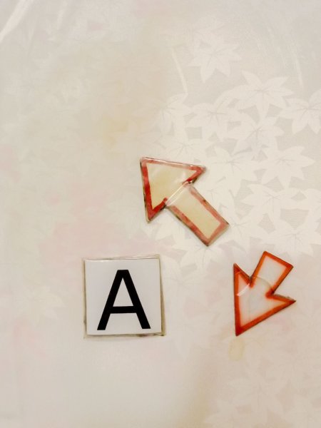 画像14: N0611L  女性用 襦袢  シルク(正絹)  薄い 桃色, もみじ 【中古】 【USED】 【リサイクル】 ★★☆☆☆ (14)