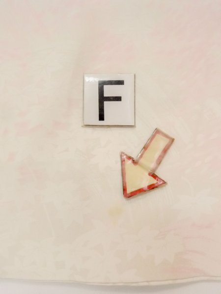 画像19: N0611L  女性用 襦袢  シルク(正絹)  薄い 桃色, もみじ 【中古】 【USED】 【リサイクル】 ★★☆☆☆ (19)