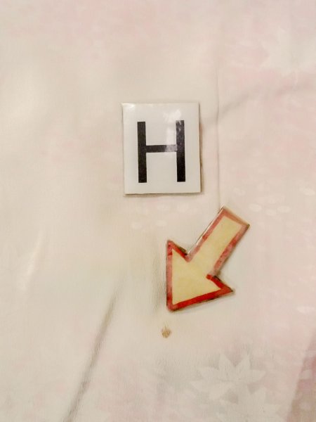 画像21: N0611L  女性用 襦袢  シルク(正絹)  薄い 桃色, もみじ 【中古】 【USED】 【リサイクル】 ★★☆☆☆ (21)