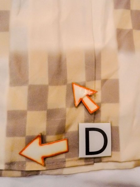 画像17: N0611M  女性用 襦袢 使用感あり シルク(正絹)   ベージュ, 四角 【中古】 【USED】 【リサイクル】 ★★☆☆☆ (17)