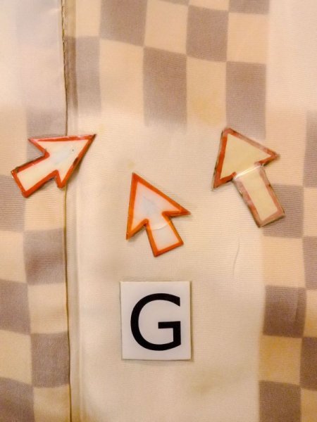 画像20: N0611M  女性用 襦袢 使用感あり シルク(正絹)   ベージュ, 四角 【中古】 【USED】 【リサイクル】 ★★☆☆☆ (20)