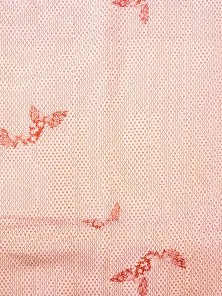 画像4: N0611N  女性用 襦袢  シルク（正絹）   アイボリー, もみじ 【中古】 【USED】 【リサイクル】 ★★★☆☆ (4)