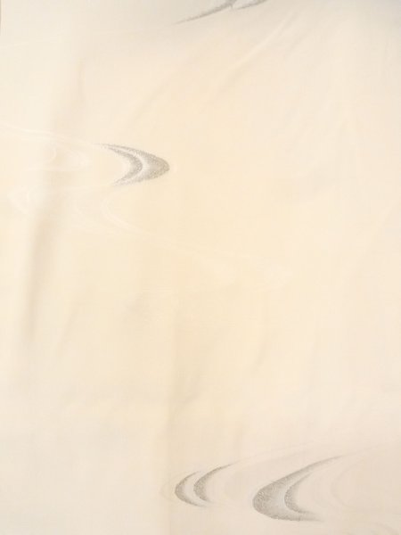 画像3: N0611O  女性用 襦袢  シルク(正絹)   アイボリー, 川 【中古】 【USED】 【リサイクル】 ★★☆☆☆ (3)