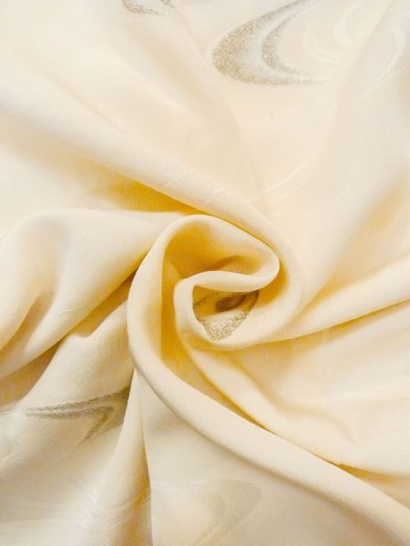 画像12: N0611O  女性用 襦袢  シルク(正絹)   アイボリー, 川 【中古】 【USED】 【リサイクル】 ★★☆☆☆ (12)