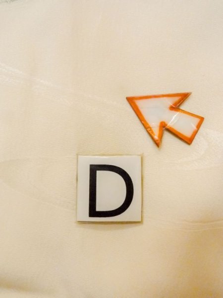 画像17: N0611O  女性用 襦袢  シルク(正絹)   アイボリー, 川 【中古】 【USED】 【リサイクル】 ★★☆☆☆ (17)