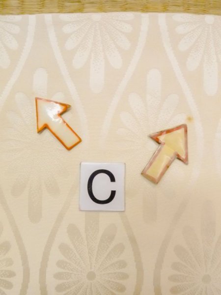 画像16: N0611P  女性用 襦袢  シルク(正絹)   アイボリー, 菊 【中古】 【USED】 【リサイクル】 ★★☆☆☆ (16)