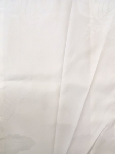 画像4: N0611R  女性用 襦袢  化繊  光沢のある 白, 桐 【中古】 【USED】 【リサイクル】 ★★☆☆☆ (4)