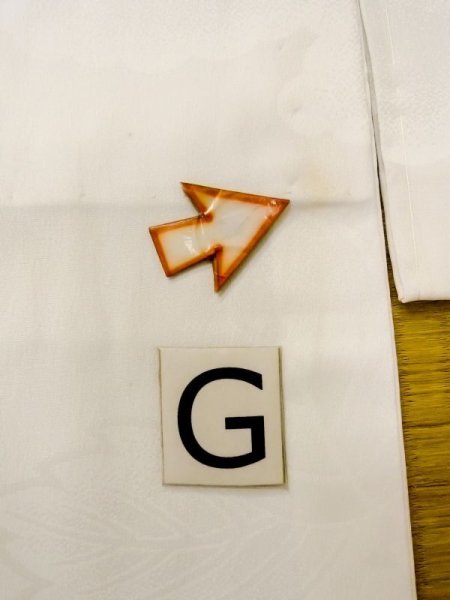 画像20: N0611R  女性用 襦袢  化繊  光沢のある 白, 桐 【中古】 【USED】 【リサイクル】 ★★☆☆☆ (20)