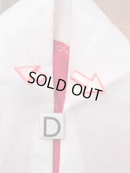画像17: N0611S  女性用 襦袢  シルク（正絹）  光沢のある 赤色, かのこ 【中古】 【USED】 【リサイクル】 ★★★☆☆ (17)