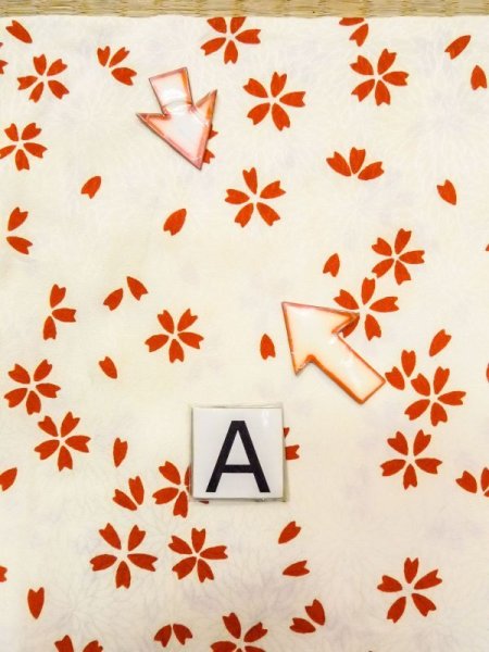 画像14: N0611T  女性用 襦袢 他ダメージ シルク(正絹)   アイボリー, 桜 【中古】 【USED】 【リサイクル】 ★☆☆☆☆ (14)