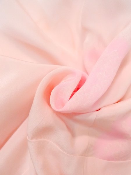 画像11: N0611U  女性用 襦袢  シルク(正絹)  淡い 桃色, 菊 【中古】 【USED】 【リサイクル】 ★★☆☆☆ (11)