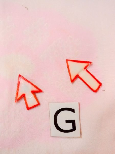 画像20: N0611U  女性用 襦袢  シルク(正絹)  淡い 桃色, 菊 【中古】 【USED】 【リサイクル】 ★★☆☆☆ (20)