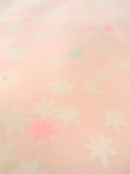 画像8: N0611W  女性用 襦袢  シルク(正絹)  淡い 桃色, 菊 【中古】 【USED】 【リサイクル】 ★☆☆☆☆ (8)