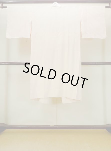 画像2: N0611Z  女性用 襦袢  化繊   オフ　ホワイト, 抽象的模様 【中古】 【USED】 【リサイクル】 ★★★☆☆ (2)