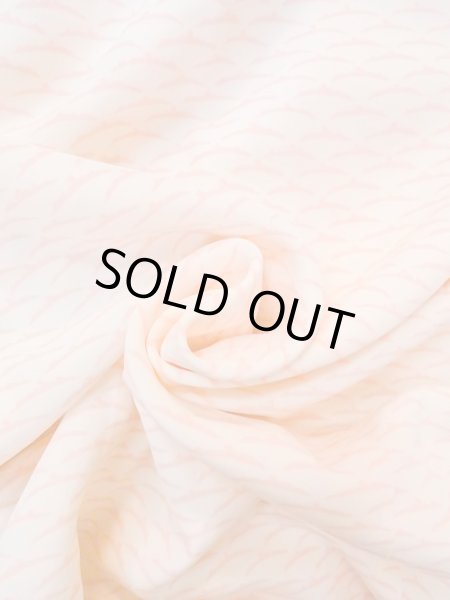 画像12: N0611Z  女性用 襦袢  化繊   オフ　ホワイト, 抽象的模様 【中古】 【USED】 【リサイクル】 ★★★☆☆ (12)