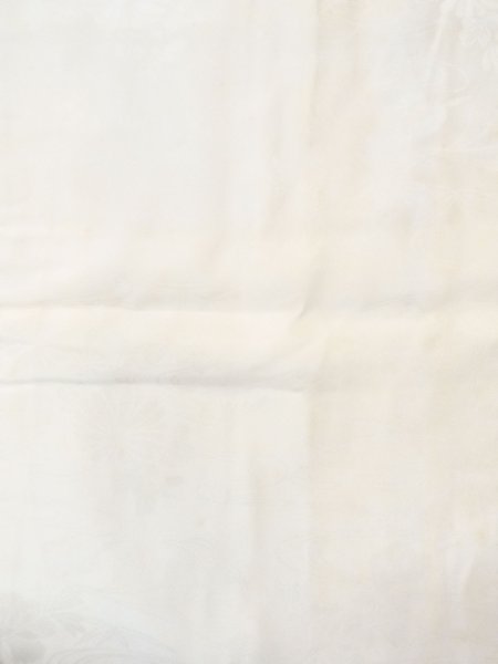 画像4: N0612B  女性用 襦袢  シルク(正絹)   白, ぼたん 【中古】 【USED】 【リサイクル】 ★☆☆☆☆ (4)