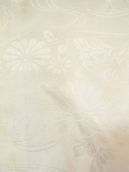 画像6: N0612B  女性用 襦袢  シルク(正絹)   白, ぼたん 【中古】 【USED】 【リサイクル】 ★☆☆☆☆ (6)