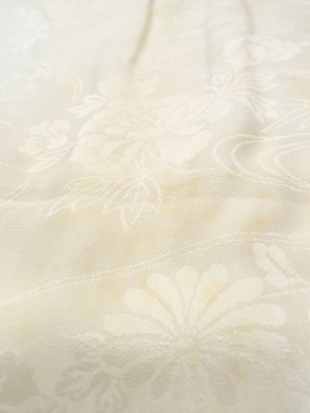 画像8: N0612B  女性用 襦袢  シルク(正絹)   白, ぼたん 【中古】 【USED】 【リサイクル】 ★☆☆☆☆ (8)