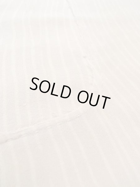 画像7: N0624B 端切れ 女性用着物 シルク（正絹）   アイボリー 線 【中古】 【USED】 【リサイクル】 ★★☆☆☆ (7)