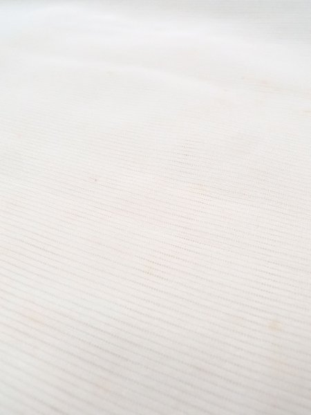 画像8: N0624T 端切れ 女性用着物 シルク(正絹)   オフ ホワイト  【中古】 【USED】 【リサイクル】 ★☆☆☆☆ (8)