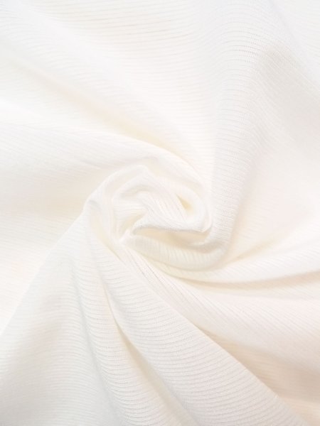 画像9: N0624T 端切れ 女性用着物 シルク(正絹)   オフ ホワイト  【中古】 【USED】 【リサイクル】 ★☆☆☆☆ (9)