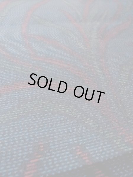 画像7: N0625B 端切れ 女性用着物 シルク(正絹)   藍 葉 【中古】 【USED】 【リサイクル】 ★★★☆☆ (7)