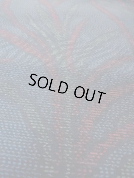 画像8: N0625B 端切れ 女性用着物 シルク(正絹)   藍 葉 【中古】 【USED】 【リサイクル】 ★★★☆☆ (8)