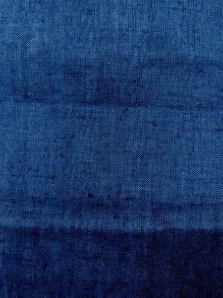 画像5: N0625D 端切れ 女性用着物 綿   藍  【中古】 【USED】 【リサイクル】 ★★★★☆ (5)