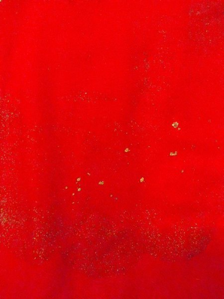 画像7: N0629C  女性用 女の子  シルク(正絹)   赤色, 雲 【中古】 【USED】 【リサイクル】 ★★☆☆☆ (7)